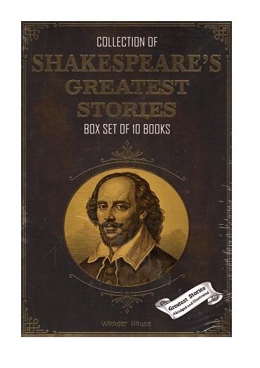 Collection of shakespeare's greatest stories (box set of 10 books) for children