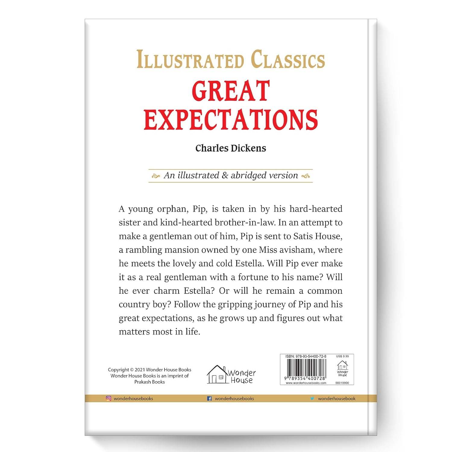 Great expectations : illustrated abridged children classic english novel with review questions miniatura 4