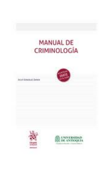 Manual de criminología