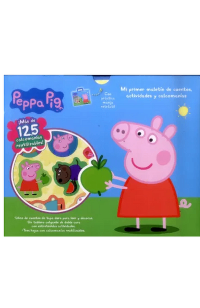 Peppa pig mi primer maletin de cuentos actividades y calcomanias