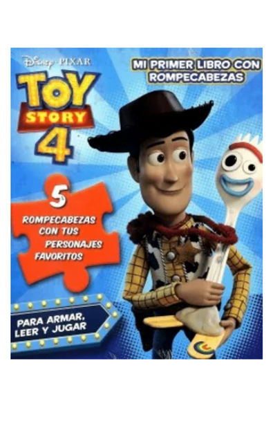 Toy story 4 mi primer libro con rompecabezas