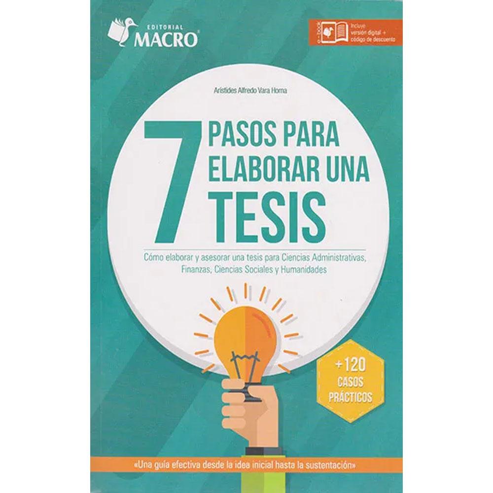 Los 7 pasos para elaborar una tesis