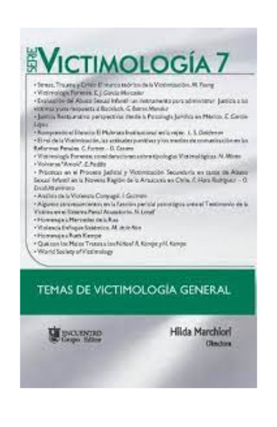 Temas de victimología general serie victimología 7