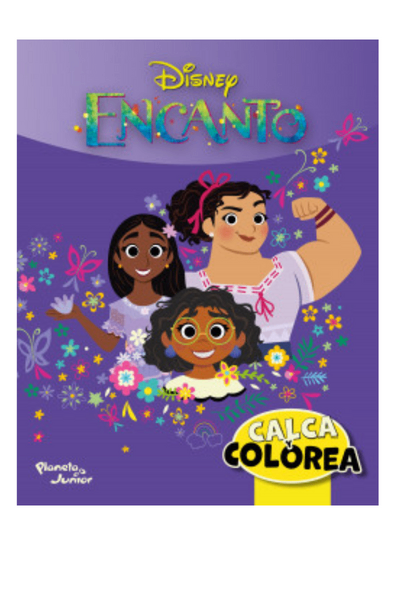 Calca y colorea. encanto