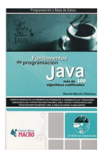 Java fundamentos de programacion mas de 100 algoritmos codificad