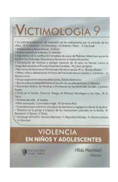 Violencia en niños y adolescentes serie victimología 9