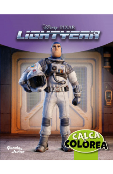Calca y colorea. lightyear