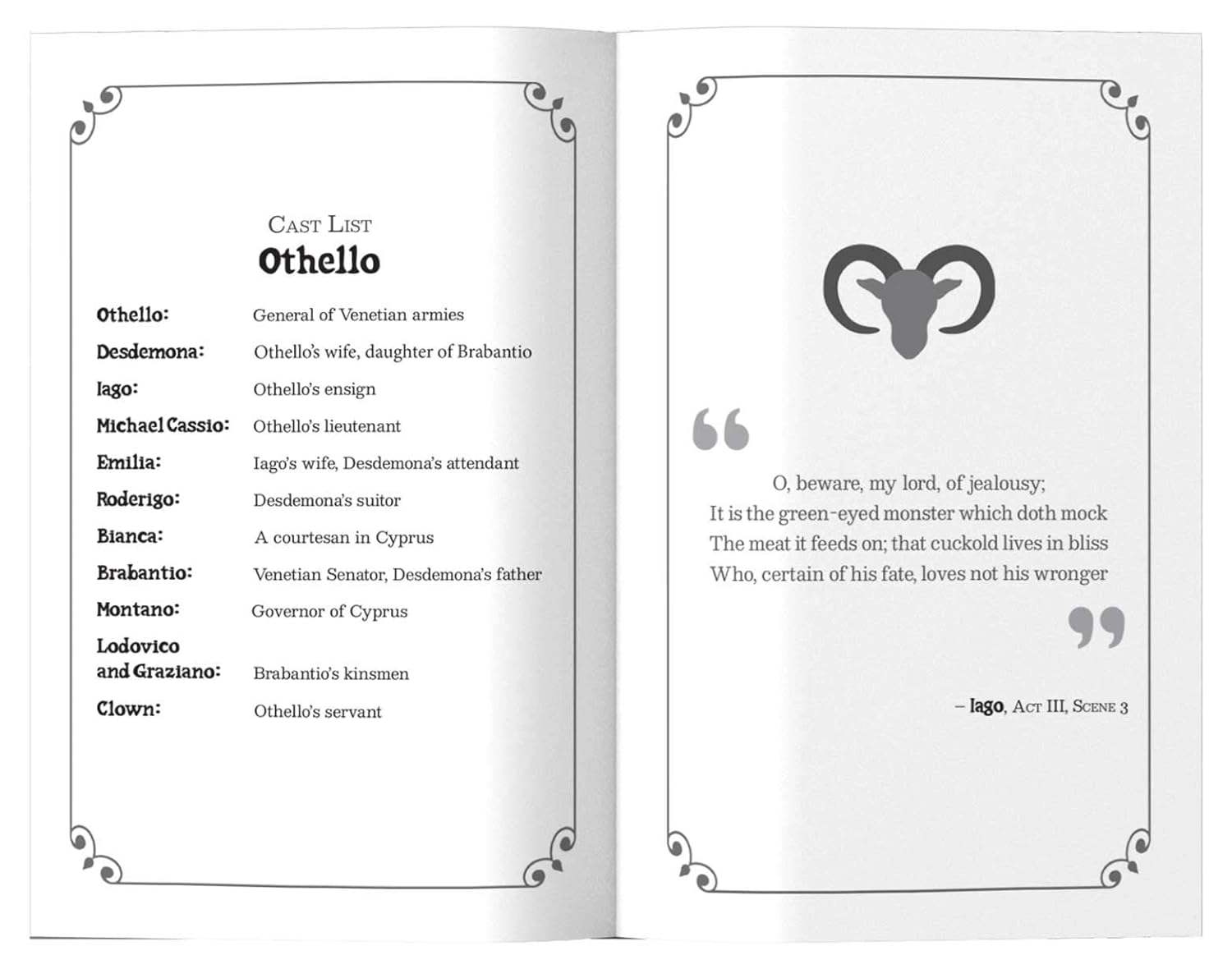 Othello : shakespeare’s greatest stories (abridged and illustrated) with review questions and an introduction to the themes in the story miniatura 3