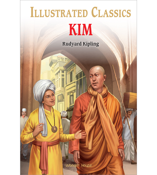 Kim : illustrated abridged children classic english novel with review questions (hardback)
