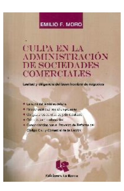 Culpa en la administración de sociedades comerciales