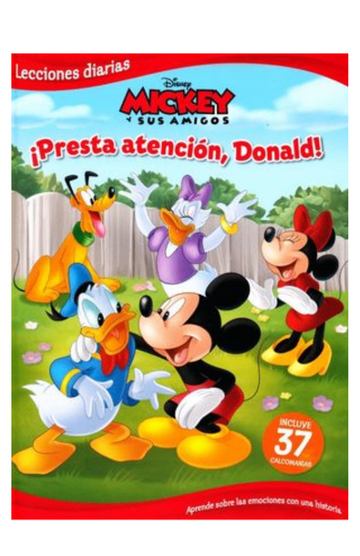 Mickey y sus amigos. presta atencion donald.
