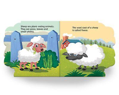 My first shaped board book: illustrated sheep - animal picture book for kids age 2+ board book miniatura 3