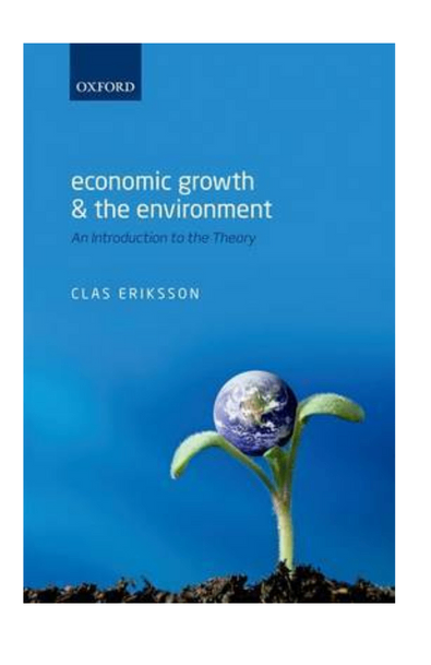 Economic growth and the environment an introduction to the theory
