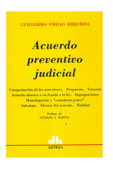 Acuerdo preventivo judicial