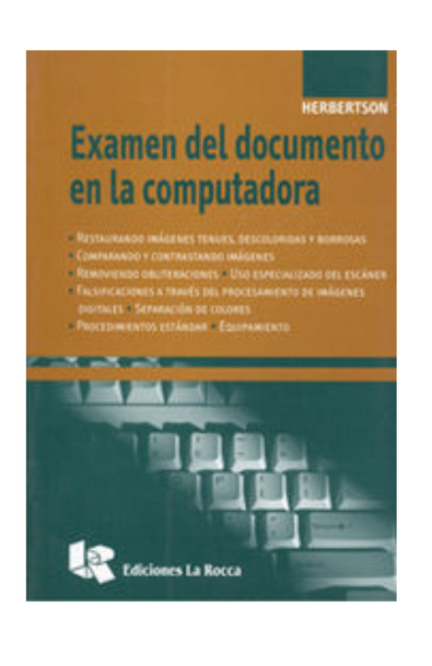 Examen del documento en la computadora
