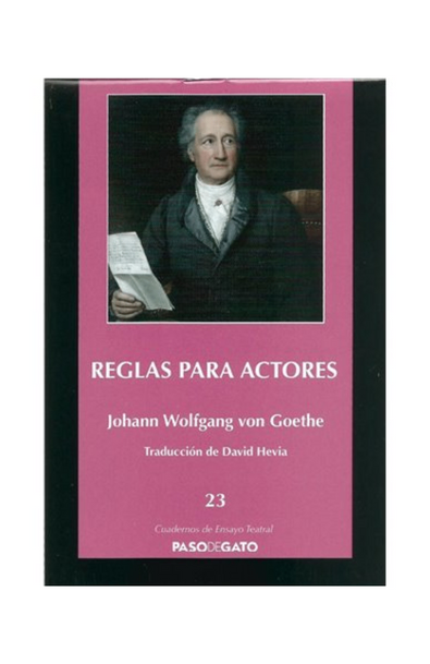 Cuadernillo ensayo teatral 23. reglas para actores