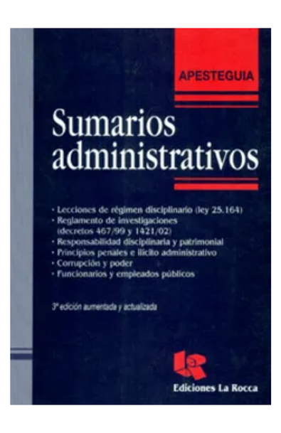 Sumarios administrativos