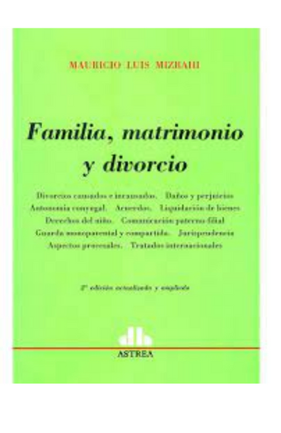 Familia, matrimonio y divorcio