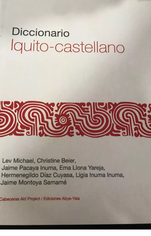 Diccionario iquito- castellano, varios autores