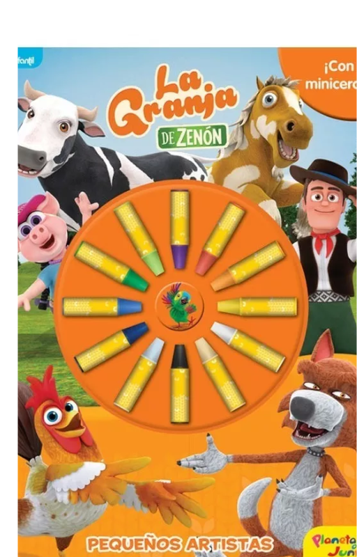 La Granja De Zenón. Pequeños Artistas: Con 12 Miniceras¦