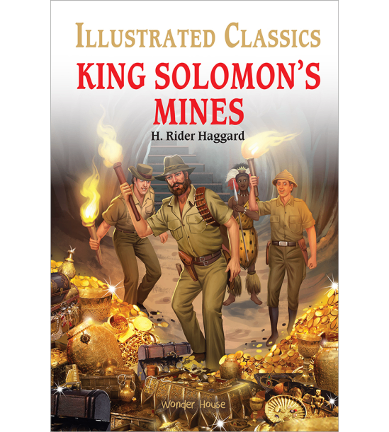 King Solomon's Mines : Illustrated Abridged Children Classic English Novel with Review Questions (Hardback)